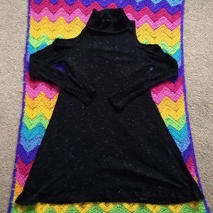 Ribbed Turtleneck Dress